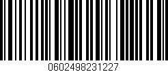 Código de barras (EAN, GTIN, SKU, ISBN): '0602498231227'