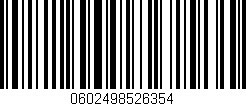 Código de barras (EAN, GTIN, SKU, ISBN): '0602498526354'