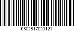 Código de barras (EAN, GTIN, SKU, ISBN): '0602517098121'