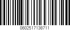 Código de barras (EAN, GTIN, SKU, ISBN): '0602517138711'