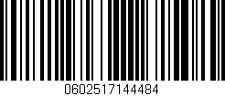 Código de barras (EAN, GTIN, SKU, ISBN): '0602517144484'