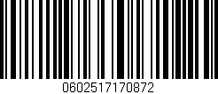 Código de barras (EAN, GTIN, SKU, ISBN): '0602517170872'