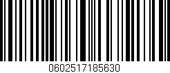 Código de barras (EAN, GTIN, SKU, ISBN): '0602517185630'