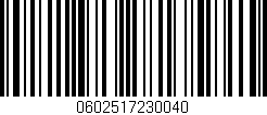 Código de barras (EAN, GTIN, SKU, ISBN): '0602517230040'