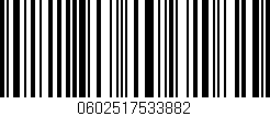 Código de barras (EAN, GTIN, SKU, ISBN): '0602517533882'