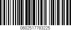 Código de barras (EAN, GTIN, SKU, ISBN): '0602517783225'