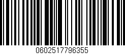 Código de barras (EAN, GTIN, SKU, ISBN): '0602517796355'