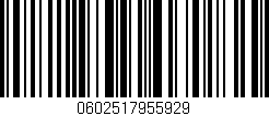 Código de barras (EAN, GTIN, SKU, ISBN): '0602517955929'