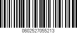 Código de barras (EAN, GTIN, SKU, ISBN): '0602527055213'