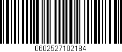 Código de barras (EAN, GTIN, SKU, ISBN): '0602527102184'