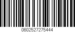 Código de barras (EAN, GTIN, SKU, ISBN): '0602527275444'