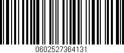 Código de barras (EAN, GTIN, SKU, ISBN): '0602527364131'