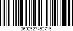 Código de barras (EAN, GTIN, SKU, ISBN): '0602527452715'