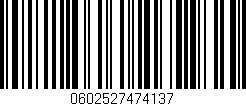 Código de barras (EAN, GTIN, SKU, ISBN): '0602527474137'