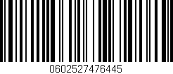 Código de barras (EAN, GTIN, SKU, ISBN): '0602527476445'