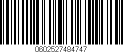 Código de barras (EAN, GTIN, SKU, ISBN): '0602527484747'