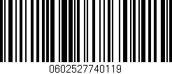 Código de barras (EAN, GTIN, SKU, ISBN): '0602527740119'