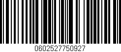 Código de barras (EAN, GTIN, SKU, ISBN): '0602527750927'