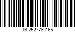 Código de barras (EAN, GTIN, SKU, ISBN): '0602527769165'