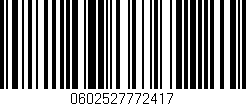 Código de barras (EAN, GTIN, SKU, ISBN): '0602527772417'