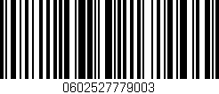 Código de barras (EAN, GTIN, SKU, ISBN): '0602527779003'