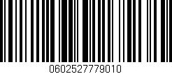 Código de barras (EAN, GTIN, SKU, ISBN): '0602527779010'