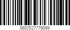 Código de barras (EAN, GTIN, SKU, ISBN): '0602527779089'