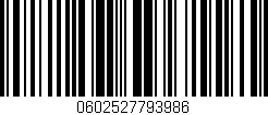 Código de barras (EAN, GTIN, SKU, ISBN): '0602527793986'