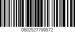 Código de barras (EAN, GTIN, SKU, ISBN): '0602527799872'