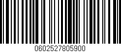 Código de barras (EAN, GTIN, SKU, ISBN): '0602527805900'