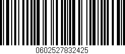 Código de barras (EAN, GTIN, SKU, ISBN): '0602527832425'