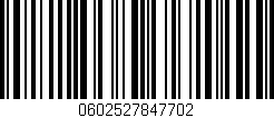 Código de barras (EAN, GTIN, SKU, ISBN): '0602527847702'
