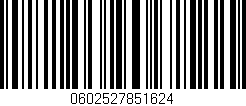 Código de barras (EAN, GTIN, SKU, ISBN): '0602527851624'