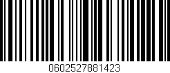 Código de barras (EAN, GTIN, SKU, ISBN): '0602527881423'