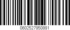 Código de barras (EAN, GTIN, SKU, ISBN): '0602527950891'