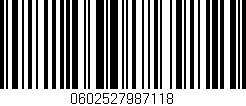 Código de barras (EAN, GTIN, SKU, ISBN): '0602527987118'