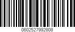 Código de barras (EAN, GTIN, SKU, ISBN): '0602527992808'