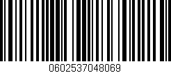 Código de barras (EAN, GTIN, SKU, ISBN): '0602537048069'