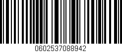 Código de barras (EAN, GTIN, SKU, ISBN): '0602537088942'