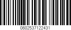 Código de barras (EAN, GTIN, SKU, ISBN): '0602537122431'