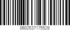 Código de barras (EAN, GTIN, SKU, ISBN): '0602537175529'