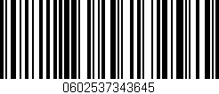 Código de barras (EAN, GTIN, SKU, ISBN): '0602537343645'