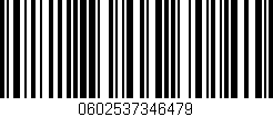Código de barras (EAN, GTIN, SKU, ISBN): '0602537346479'