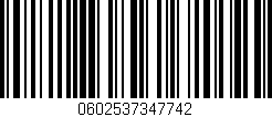 Código de barras (EAN, GTIN, SKU, ISBN): '0602537347742'