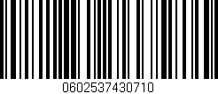 Código de barras (EAN, GTIN, SKU, ISBN): '0602537430710'