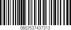 Código de barras (EAN, GTIN, SKU, ISBN): '0602537437313'