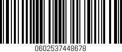 Código de barras (EAN, GTIN, SKU, ISBN): '0602537448678'