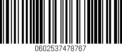 Código de barras (EAN, GTIN, SKU, ISBN): '0602537478767'