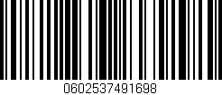 Código de barras (EAN, GTIN, SKU, ISBN): '0602537491698'