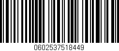 Código de barras (EAN, GTIN, SKU, ISBN): '0602537518449'